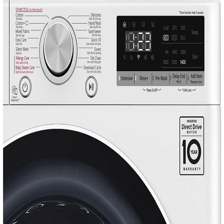 giá máy giặt LG FV1409S4W 