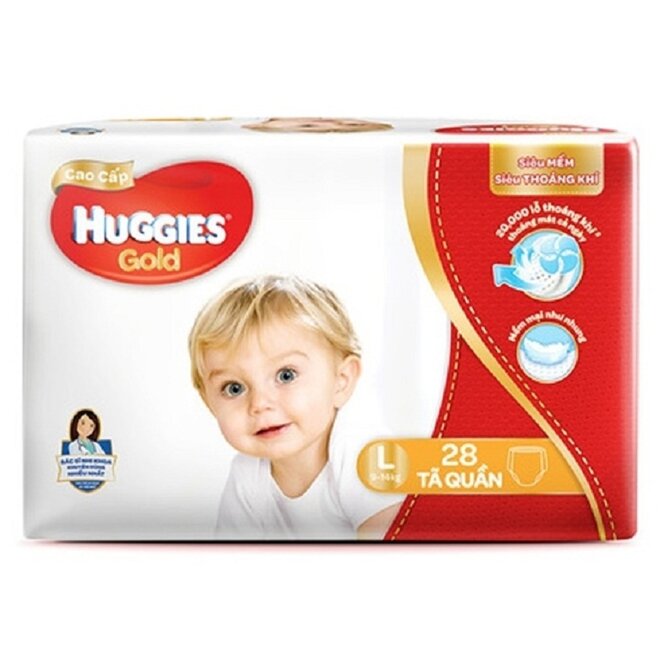 Tã bỉm Huggies Gold cao cấp