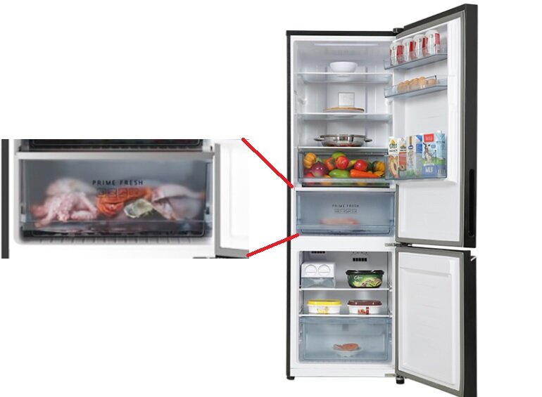 tủ lạnh Panasonic Inverter 325 lít NR-BC361VGMV