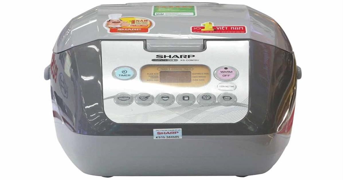 Một số thông tin về nồi cơm điện tử Sharp KS-COM19V nên biết