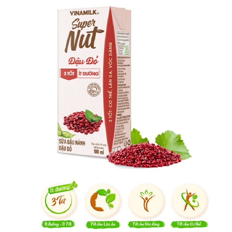 Sữa hạt Vinamilk đậu nành Đậu Đỏ