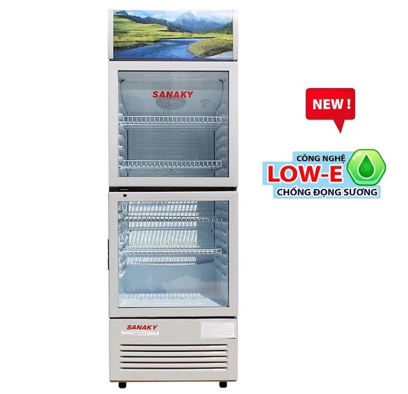 Công nghệ sưởi kính LOW-E trên tủ mát Sanaky 2 cánh 250 lít VH-258WL
