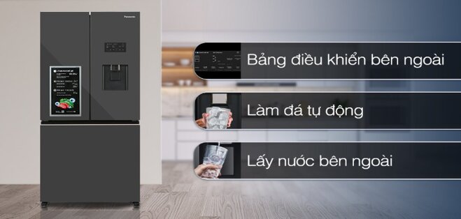 Tủ lạnh Panasonic Inverter 495 lít NR-CW530XMMV