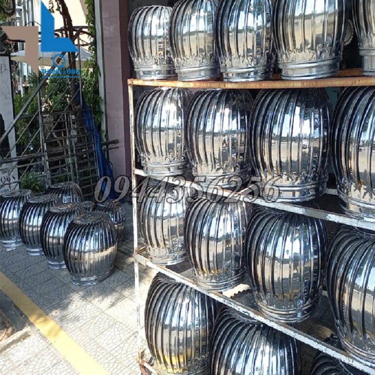 quả cầu thông gió inox nhà xưởng của QC Thăng Long giúp công trình của bạn luôn lưu thông không khí cả ngày lẫn đêm