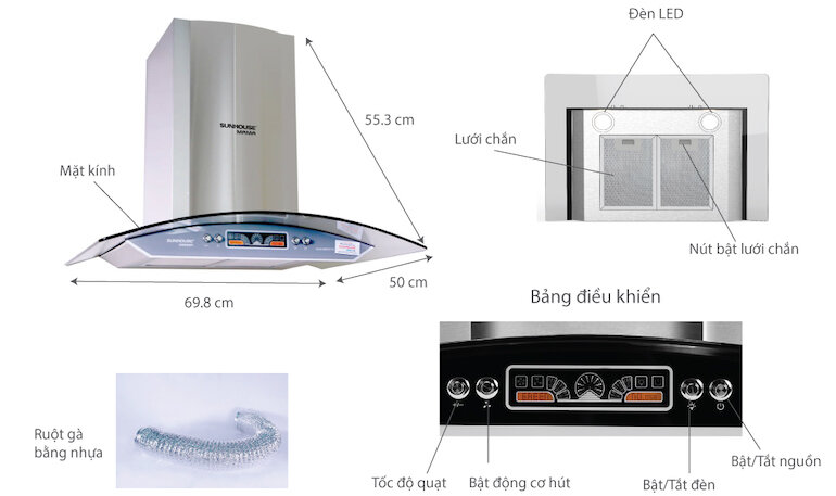 Điều khiển dễ dàng, đặc biệt hơn máy tích hợp nhiều tính năng hiện đại