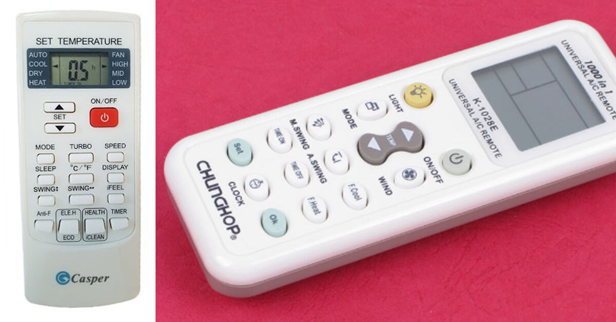 Mua điều khiển điều hòa Casper ở đâu ? Giá điều khiển điều hòa Casper bao nhiêu tiền ?