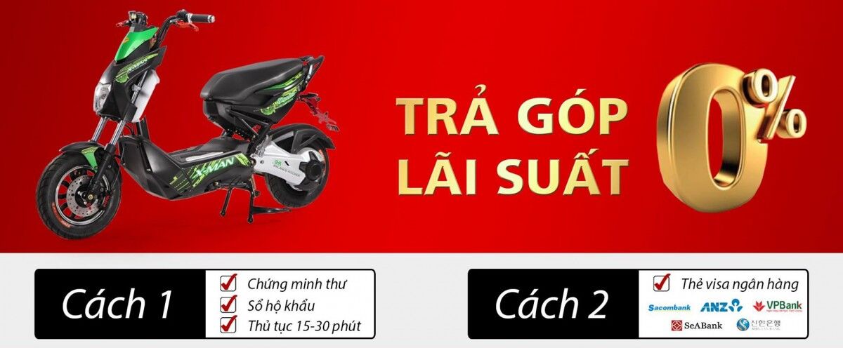 Mua xe đạp điện trả góp lãi suất 0% có thực chất miễn phí?
