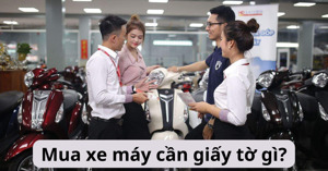 Mua xe máy cần giấy tờ gì?
