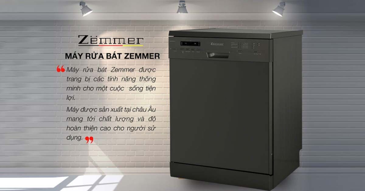 Muốn mua máy rửa bát Zemmer SMS68MI06EZPT phải biết 3 điều này
