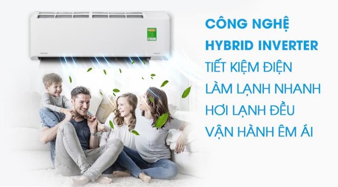 Công nghệ DC Hybrid inverter tiết kiệm điện