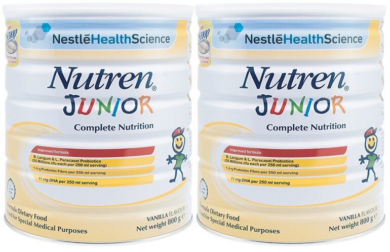 Sữa bột trẻ em Nutren Junior hỗ trợ tiêu hóa giúp hấp thụ dinh dưỡng tốt