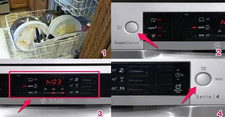 Chức năng hẹn giờ trên máy rửa bát mang lại lợi ích gì? Máy rửa bát Bosch âm tủ
