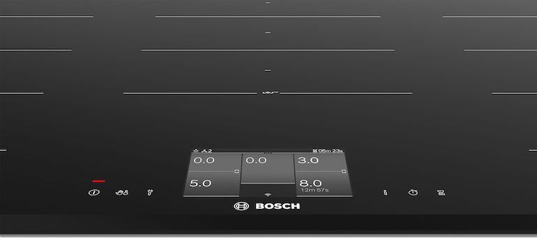 Đặc điểm của bếp từ Bosch 5 vùng nấu HMH.PXX975KW1E Serie 8