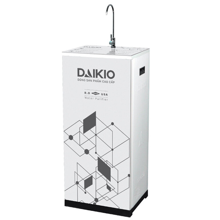 Máy lọc nước RO Daikio DKW-00010H nước sẽ được xử lý lọc qua 3 cấp lọc thô để loại bỏ bùn bẩn.