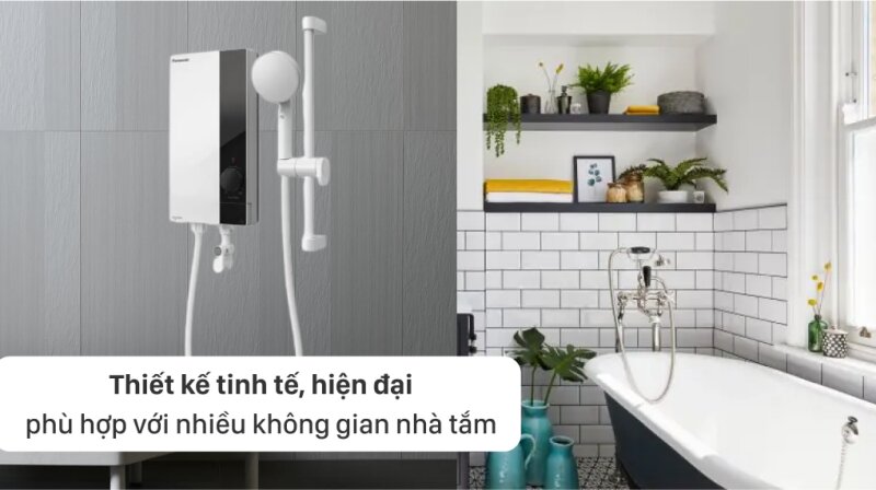 Đánh giá chi tiết bình nóng lạnh trực tiếp Panasonic DH-4US1VW