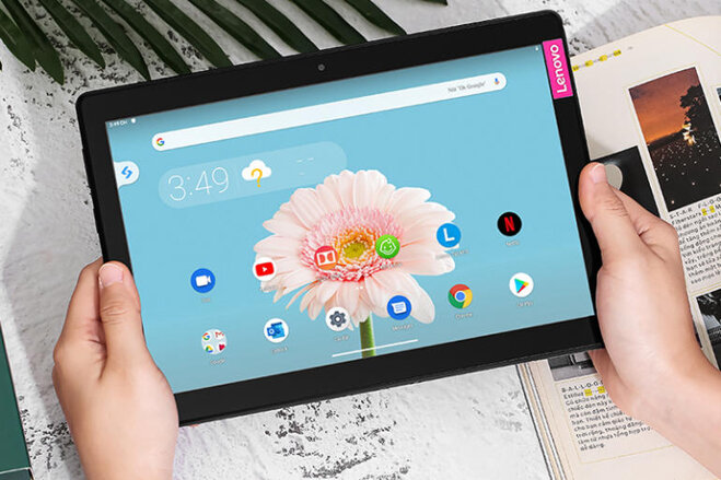 Thiết kế của máy tính bảng Lenovo Tab M10