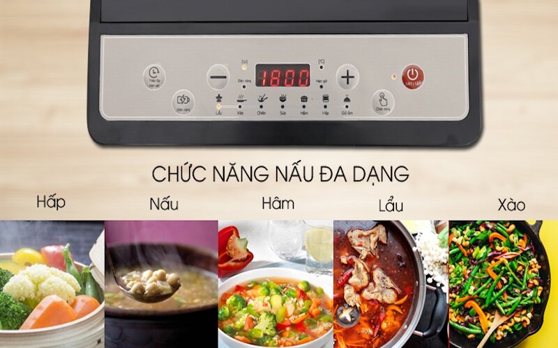 Sử Dụng Chế Độ Hấp (Steam) Trên Bếp Từ Sunhouse