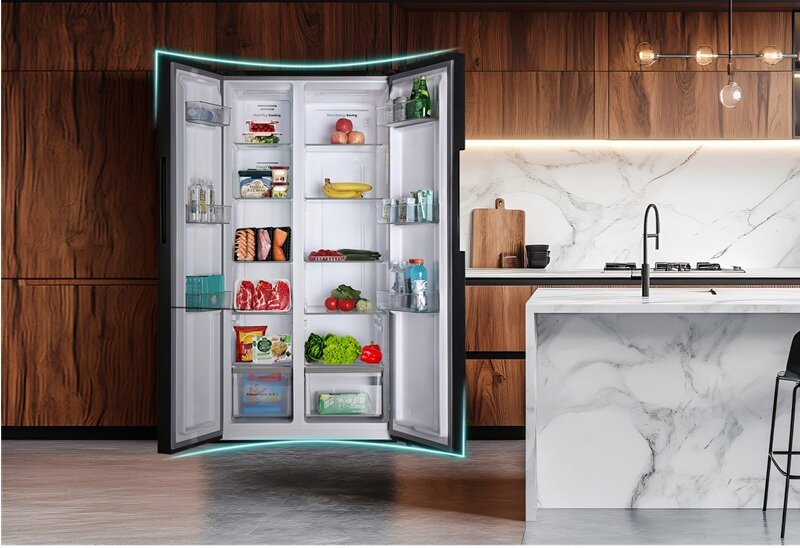 Tủ lạnh side by side Casper 460 lít RS-D462SBS rất sang xịn, giá lại 