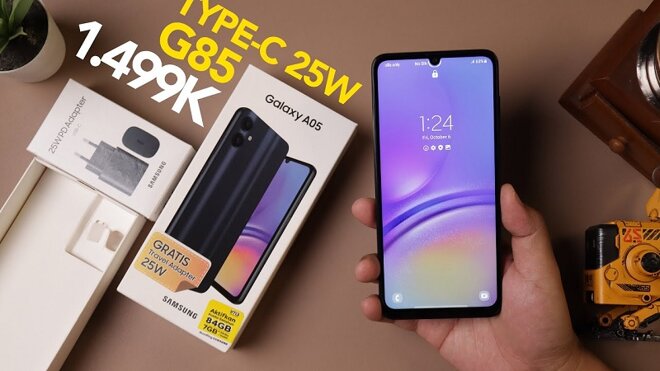 đánh giá galaxy a05 màn hình