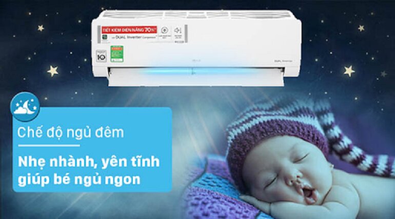 4 chiếc điều hòa 9000BTU có chế độ ngủ đêm giúp bạn ngủ ngon hơn