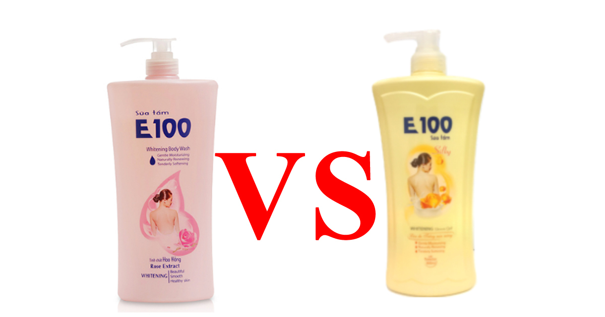 Sữa tắm E100 màu nào tốt hơn? 