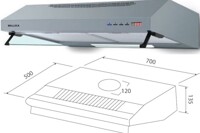 Nâng tầm không gian sống với máy hút mùi Malloca H312-700 New