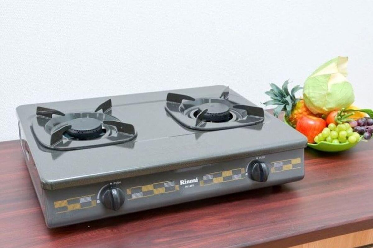 Nấu ăn thoải mái tiện lợi với bếp gas đôi Rinnai RV-260(G)N