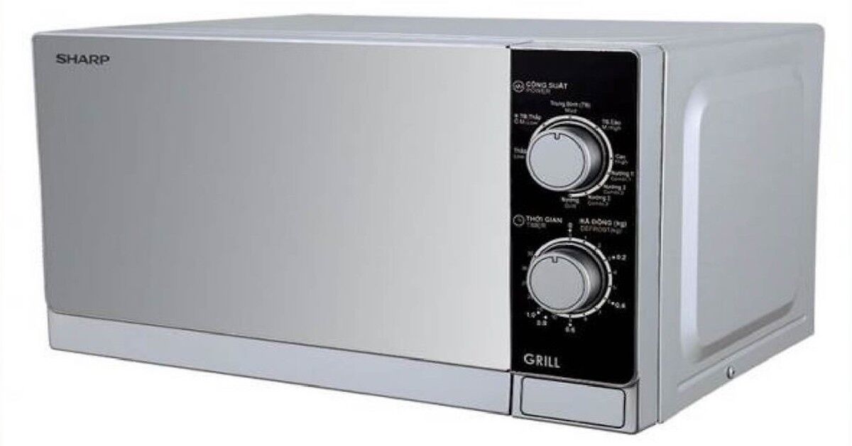 Nấu nướng tiện ích cùng lò vi sóng có nướng Sharp R-G223VN-SM