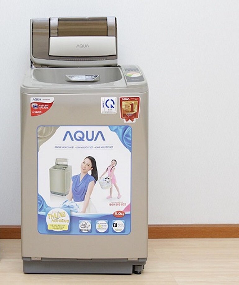 cách vắt máy giặt Aqua