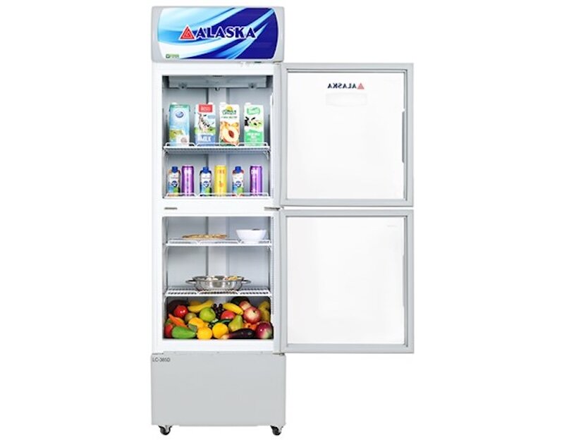 Tủ mát Alaska 2 cánh 382 lít LC-385D được trang bị nhiều tính năng hiện đại