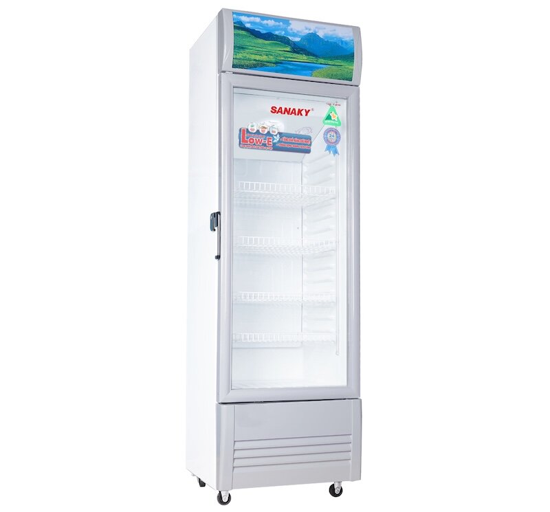 Tủ mát Sanaky 1 cánh 170 lít VH-218KL phù hợp cho không gian hẹp