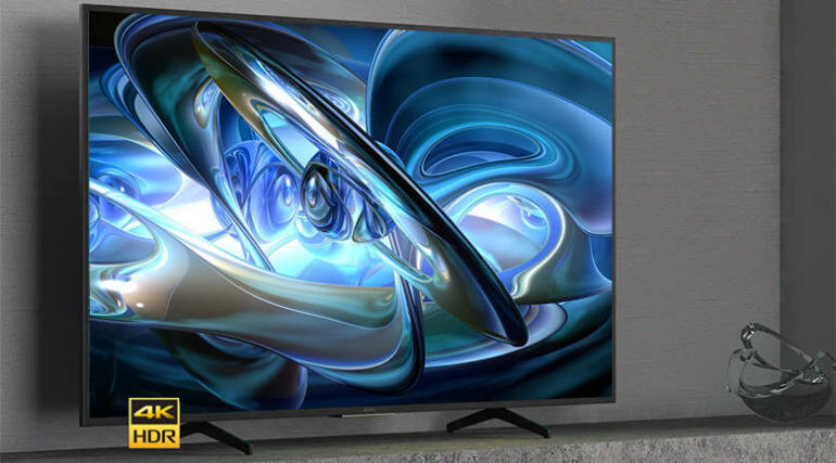 Smart Tivi Sony 4K 55 inch KD-55X7500H VN3 thiết kế thanh mảnh, vững chắc, sang trọng