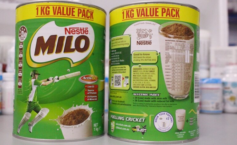 Sữa Milo Nestlé (Úc)