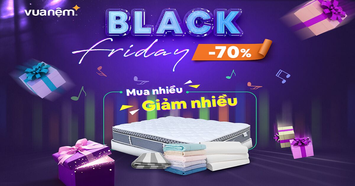Nệm giảm giá Black Friday sắp tới có gì HOT ?