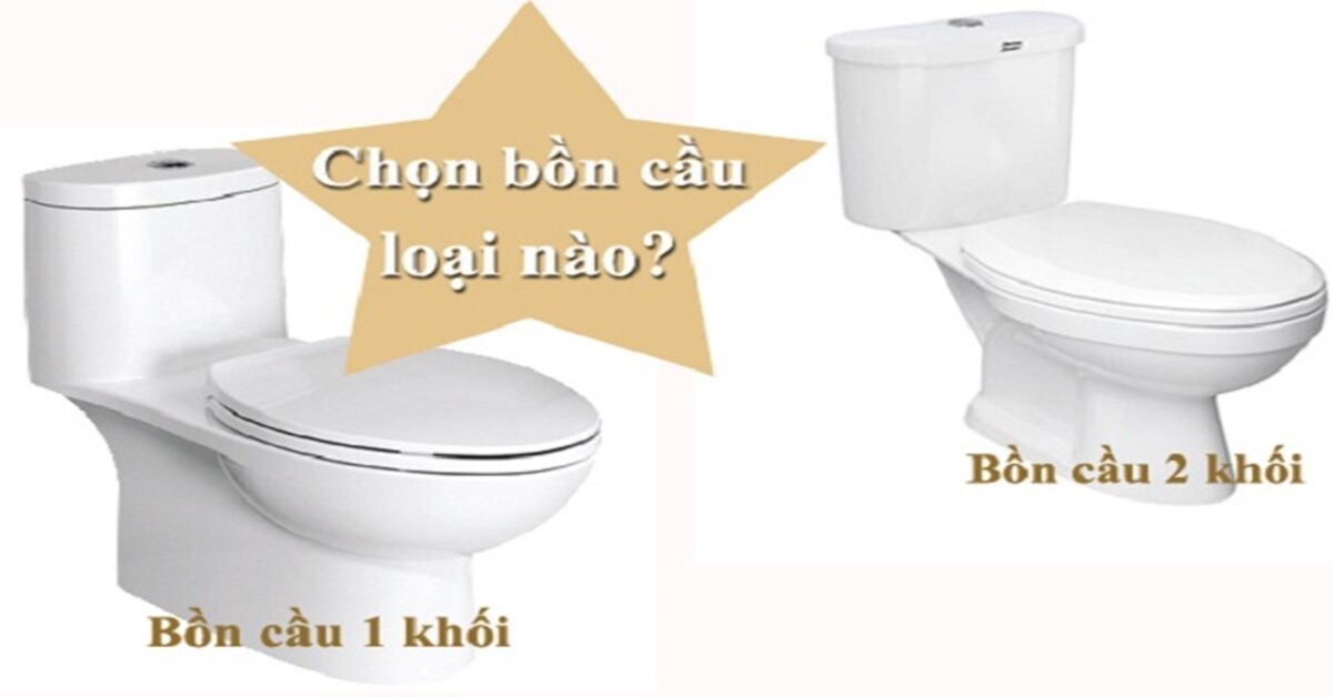 Nên chọn bồn cầu American Standard 1 khối hay bồn cầu 2 khối ?