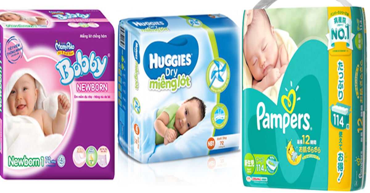 Nên dùng miếng lót sơ sinh hay tã giấy phù hợp với làn da của bé