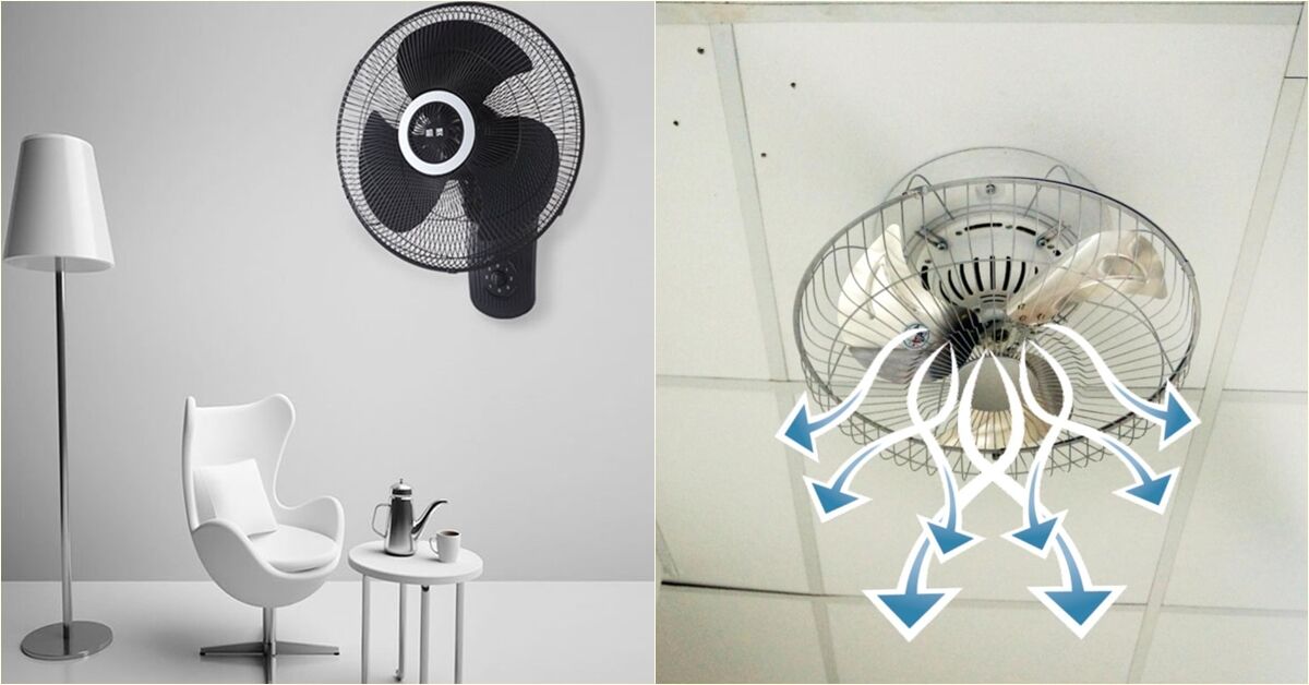 Nên dùng quạt đảo trần hay quạt treo tường trong nhà?