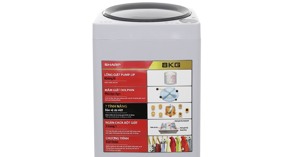 Nên mua máy giặt Sharp lồng đứng 8 kg ES-U80GV hay máy giặt Sanyo 8 kg ASW-S80VT?