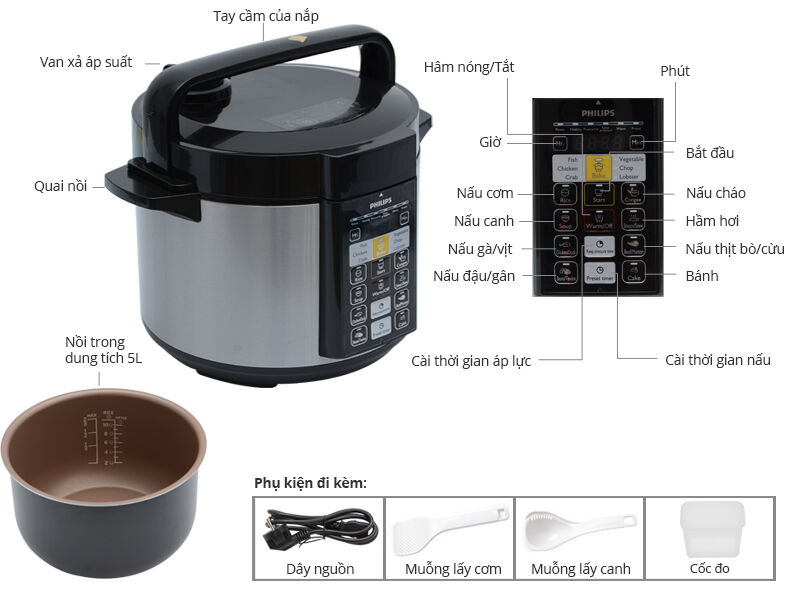 Nên mua nồi áp suất cơ hay nồi áp suất điện tử?