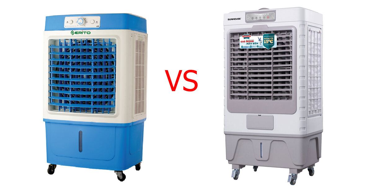 Nên mua quạt điều hóa Sunhouse hay quạt điều hòa Erito ?