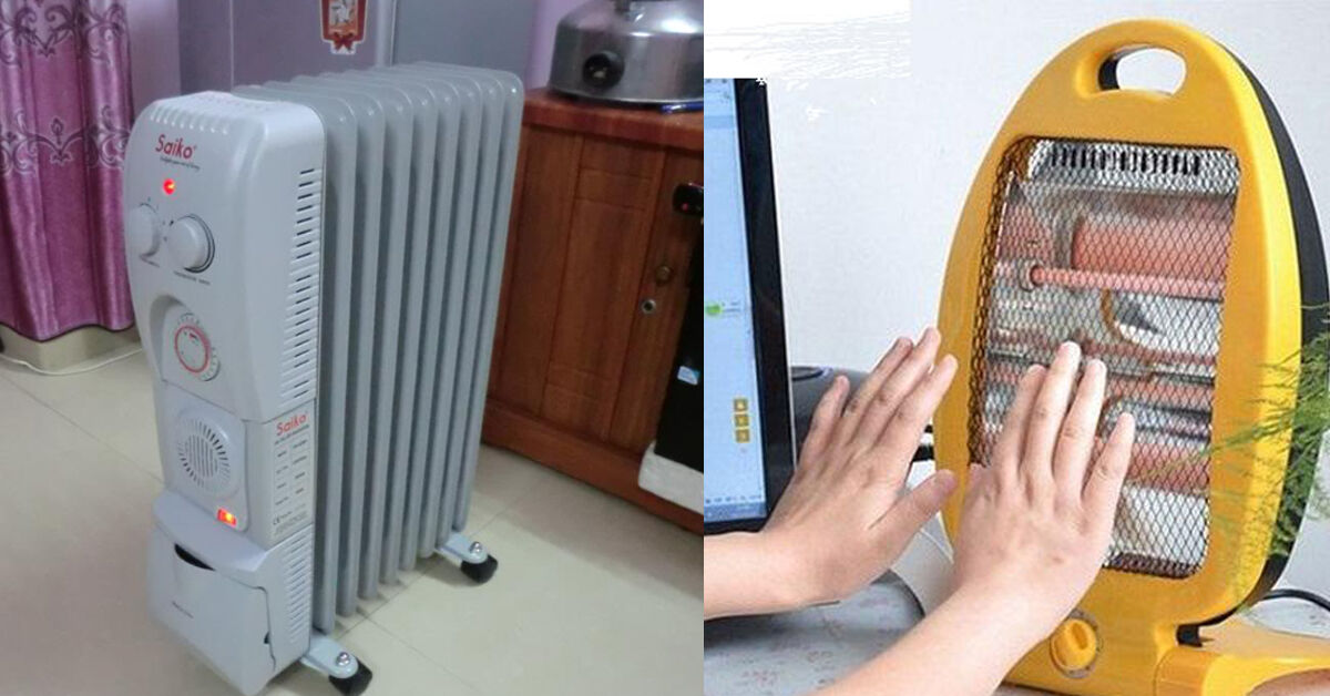 Nên mua quạt sưởi dầu hay quạt sưởi điện ?