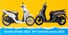 Nên mua xe tay ga Honda Vision 2022 hay Yamaha Janus 2022?