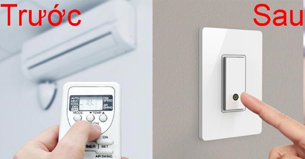 Nên tắt điều hòa bằng điều khiển hay cầu dao?