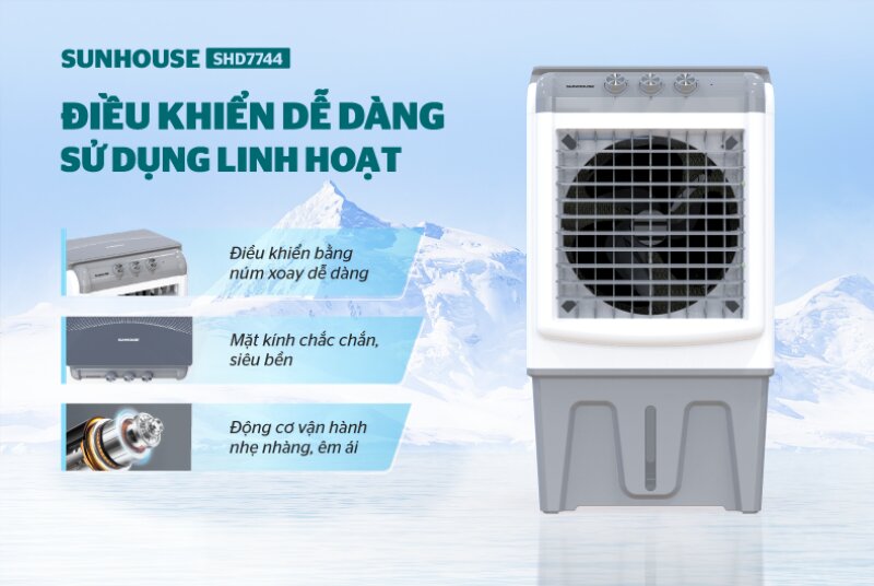 Quạt điều hòa Sunhouse SHD7744 có gì nổi bật, và những gì cần chú ý?