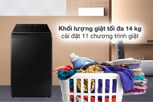 Người tiêu dùng hài lòng về máy giặt Samsung Inverter 14 kg WA14CG5886BVSV, giá lại đang khuyến mãi chỉ 7 triệu đồng
