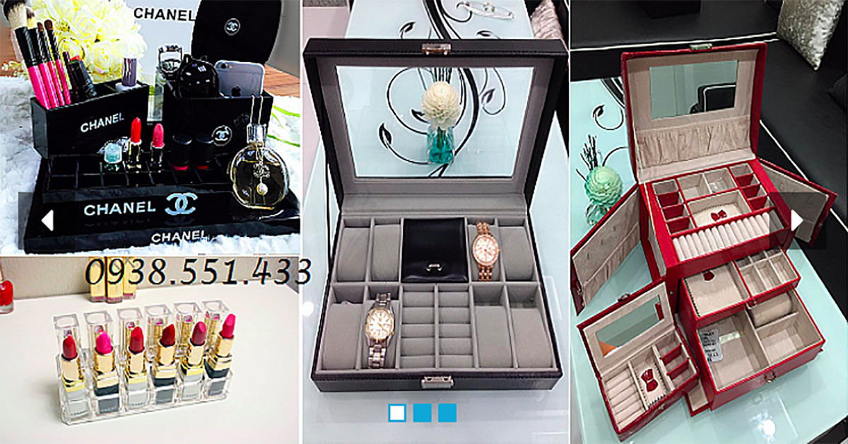 Nguồn sỉ lẻ Khay Kệ Đựng Mỹ Phẩm – Cốp Trang Điềm – Hộp Đựng Đồng Hồ chất lượng cao giá rẻ