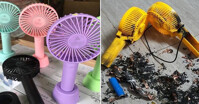 Nguy cơ khi sử dụng quạt tích điện kém chất lượng, giá rẻ