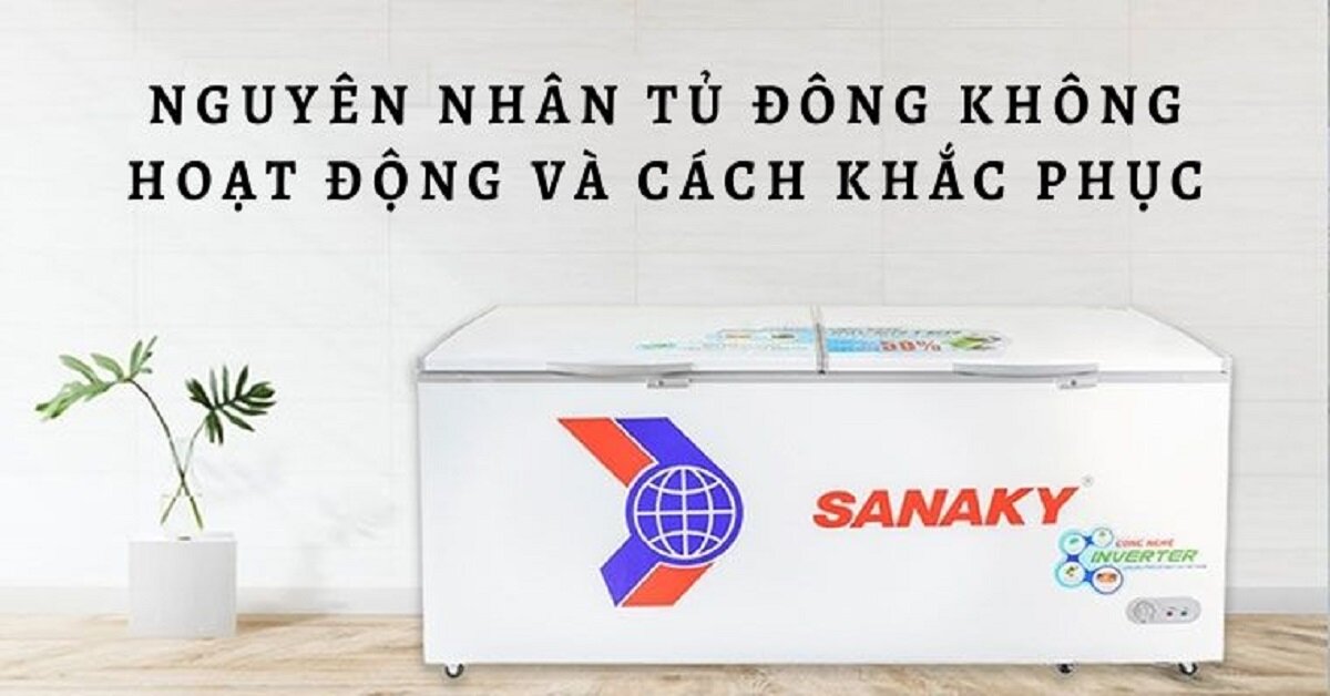 Nguyên nhân tủ đông công nghiệp Sanaky không đông đá? Cách khắc phục?