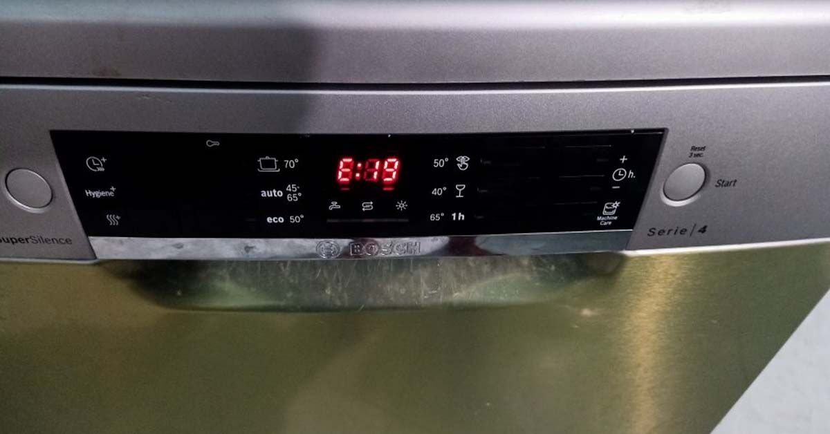 Nguyên nhân và cách khắc phục lỗi E19 máy rửa bát Bosch