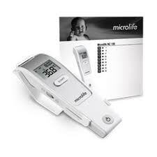Nhiệt kế hồng ngoại đo trán Microlife FR1DL1 kiểm tra thân nhiệt an toàn, độ chính xác cao.